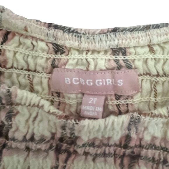 BCBG Girls Plaid Long Sleeve Top and Blue Jeans Set. Size:2T. Good Condition. - Picture 3 of 6